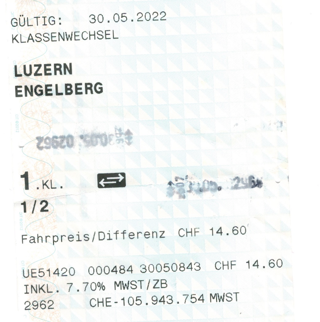 Using Swiss Travel Pass to get discount on 1st class train upgrade roundtrip for only 14.60 CHF