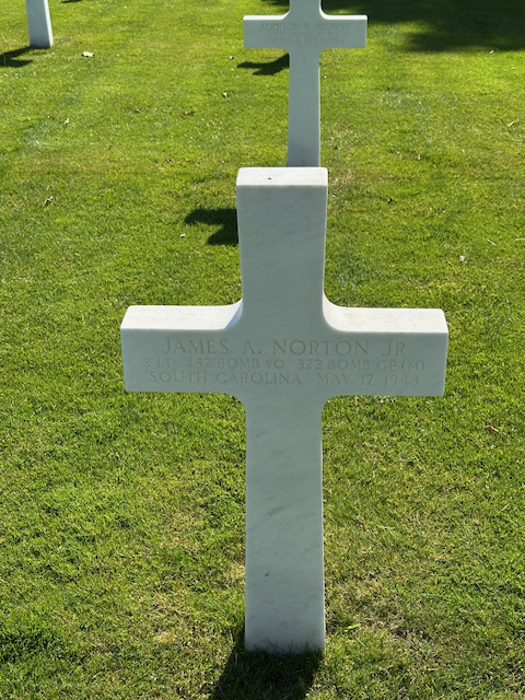 2nd Lt. James Norton: Plot P, Row 16, Grave 5