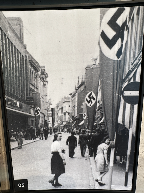 Grote Staat Downtown Maastricht During WWII Nazi Occupation on August 13, 1942.