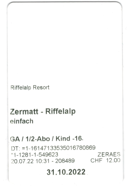 Gornergrat Cogwheel to Riffelalp stop with Swiss Travel Pass Discount