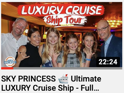 Princess Cruise Lines Sky Princess Rome 2019 Ship Tour